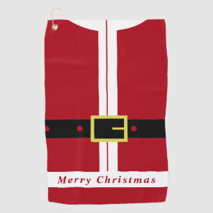 Serviette De Golf Christmas Golf Towel Santa Claus Cadeau