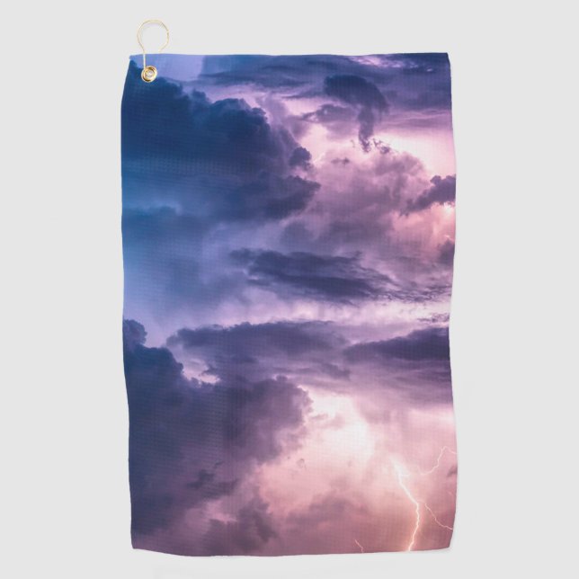 Serviette De Golf Cieux orageux (Devant)