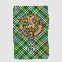 Cimier de lion Clan Currie sur Tartan