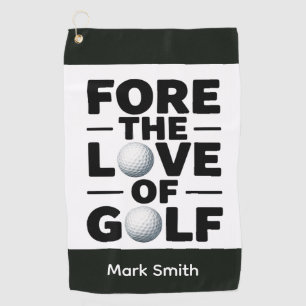 Serviette De Golf Citations de texte de retraite de golf pour golfeu