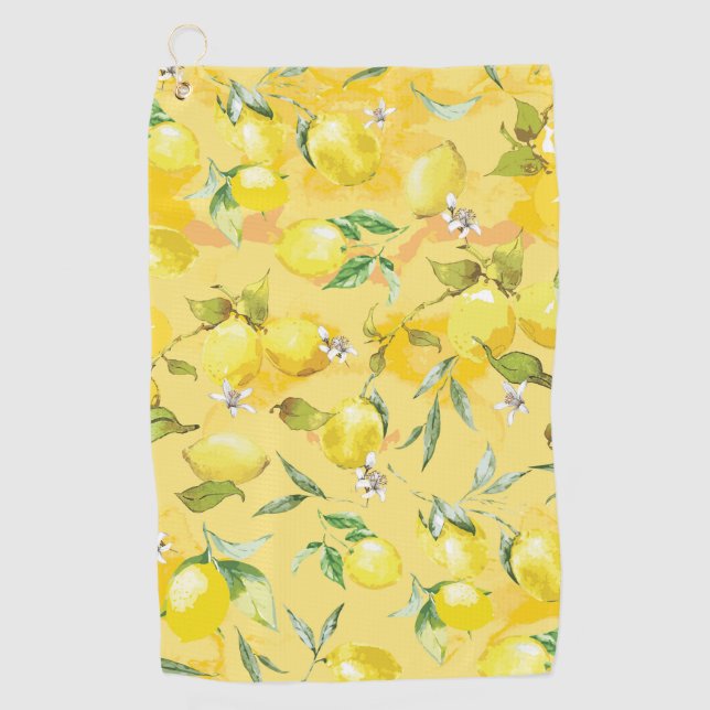 Serviette De Golf citron vert IV (Devant)