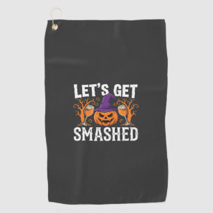Serviette De Golf Citrouille Halloween Déchaînons-Nous