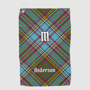 Serviette de golf Clan Anderson Tartan