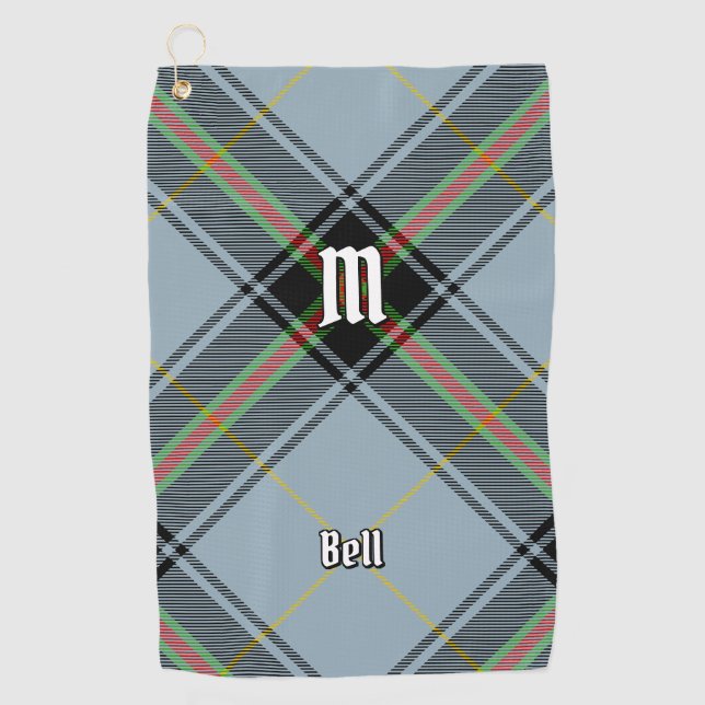 Serviette De Golf Clan Bell Tartan (Devant)
