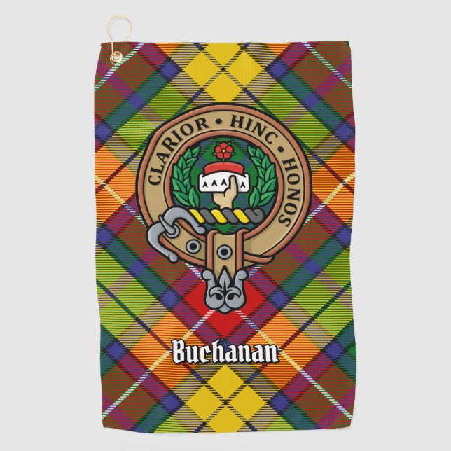 Serviette De Golf Clan Buchanan Crest (Devant)