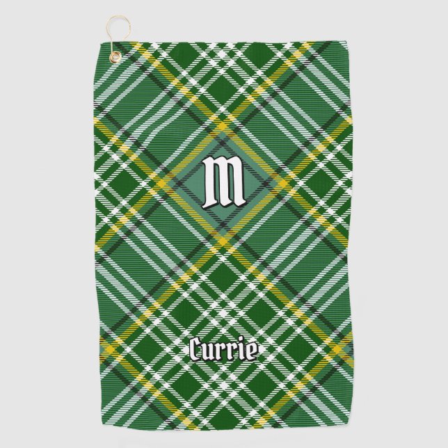 Serviette De Golf Clan Currie Tartan (Devant)