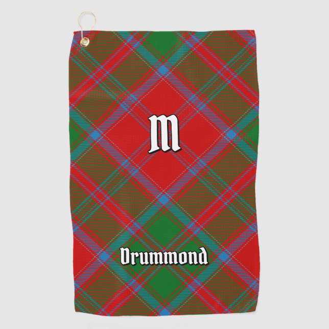 Serviette De Golf Clan Drummond Tartan (Devant)