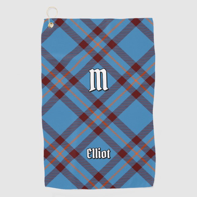 Serviette De Golf Clan Elliot Ancien Tartan Golf Towne (Devant)