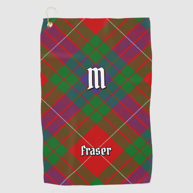 Serviette de golf Clan Fraser Tartan (Devant)