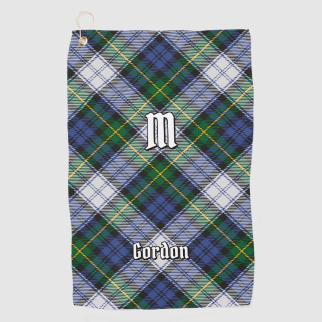 Serviette De Golf Clan Gordon Robe Tartan Golf Serviette (Devant)