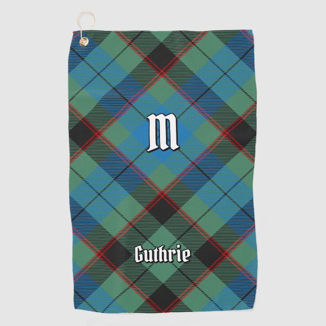 Serviette De Golf Clan Guthrie Tartan (Devant)