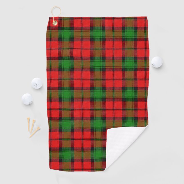 Serviette De Golf Clan Kerr Tartan Golf Towne écossaise (En situation)