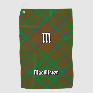 Serviette De Golf Clan MacAlister de Glenbarr Hunting Tartan