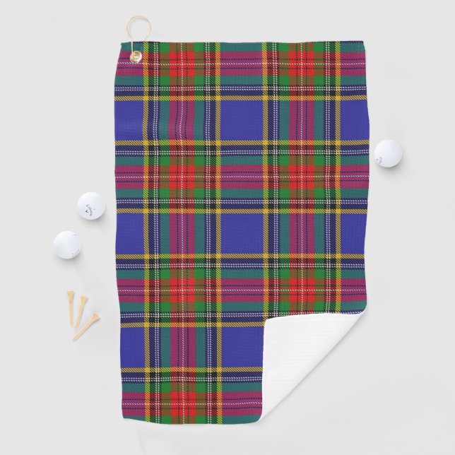 Serviette De Golf Clan MacBeth Scottish Tartan (En situation)