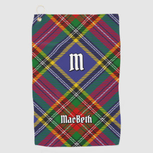 Serviette De Golf Clan MacBeth Tartan Golf Towel