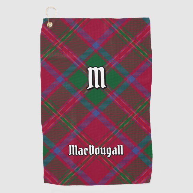 Serviette De Golf Clan MacDougall Tartan (Devant)