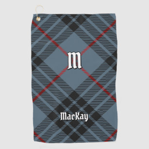 Serviette De Golf Clan MacKay Blue Tartan