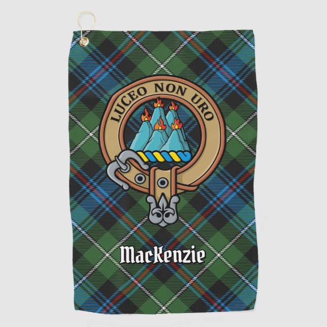 Serviette De Golf Clan MacKenzie Crest Golf Towel (Devant)