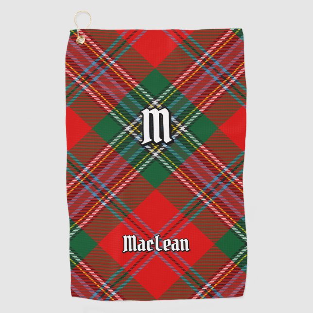 Serviette De Golf Clan MacLean Tartan (Devant)