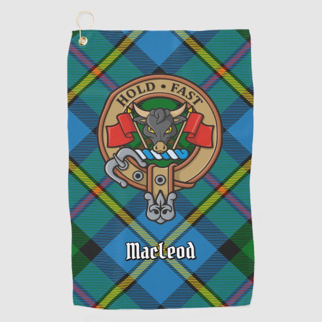 Serviette De Golf Clan MacLeod Crest (Devant)