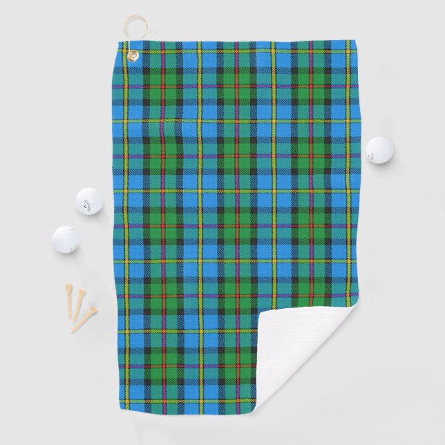 Serviette De Golf Clan MacLeod de tartan de Harris (En situation)