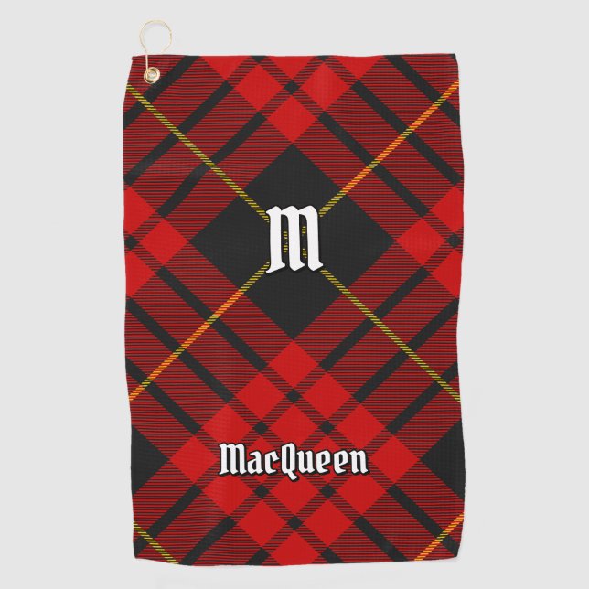 Serviette De Golf Clan MacQueen Tartan (Devant)