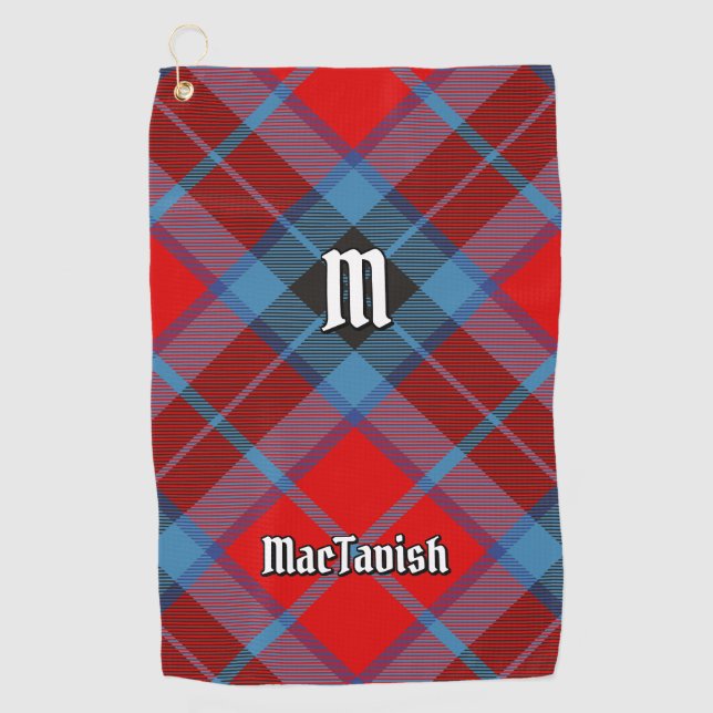 Serviette De Golf Clan MacTavish Tartan (Devant)