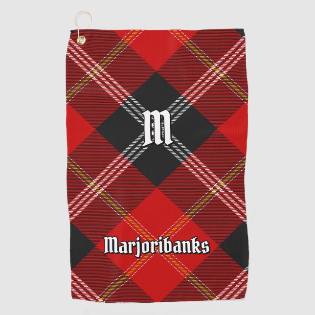 Serviette De Golf Clan Marjoribanks Tartan (Devant)