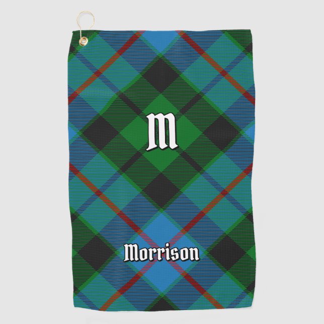 Serviette De Golf Clan Morrison Chasse Tartan Golf Towne (Devant)