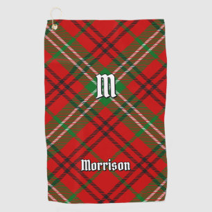 Serviette De Golf Clan Morrison Red Tartan Golf Towne