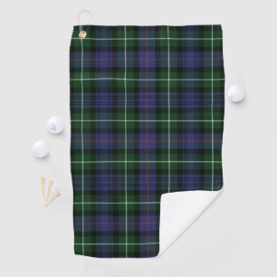 Serviette De Golf Clan Plaid MacKenzie Green Purple Check Tartan