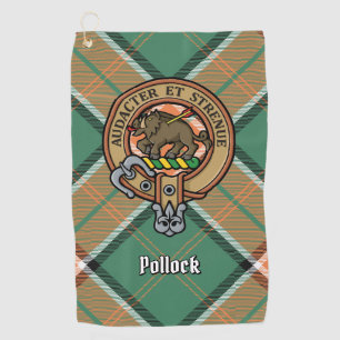 Serviette de golf Clan Pollock Crest