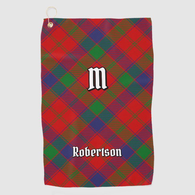 Serviette De Golf Clan Robertson Tartan (Devant)