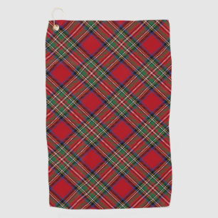 Serviette De Golf Clan rustique élégant Plaid Stewart Tartan
