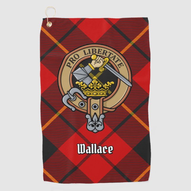Serviette De Golf Clan Wallace Crest Golf Towne (Devant)