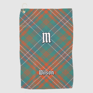 Serviette De Golf Clan Wilson Ancienne Tartan