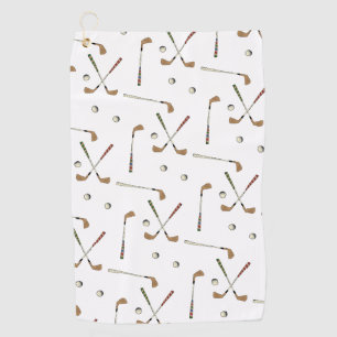 Serviette De Golf Classic Retro Golf Club Club Motif de balle