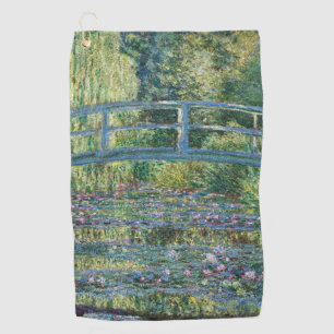 Serviette De Golf Claude Monet - Bassin de Nymphéas, Harmonie Verte