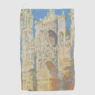 Serviette De Golf Claude Monet Cathédrale de Rouen Portail Lumière d