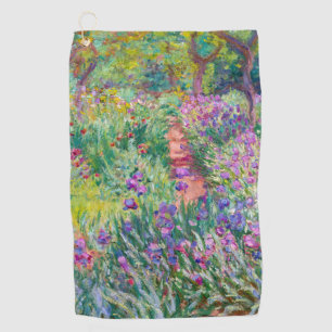 Serviette De Golf Claude Monet - Le jardin d'Iris à Giverny