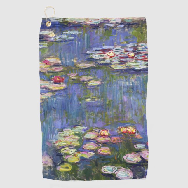 Serviette De Golf Claude Monet - Nymphéas / Nymphéas (Devant)