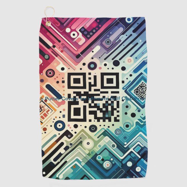 Serviette De Golf Cliquez sur Customiser Changer pour votre propre (Devant)