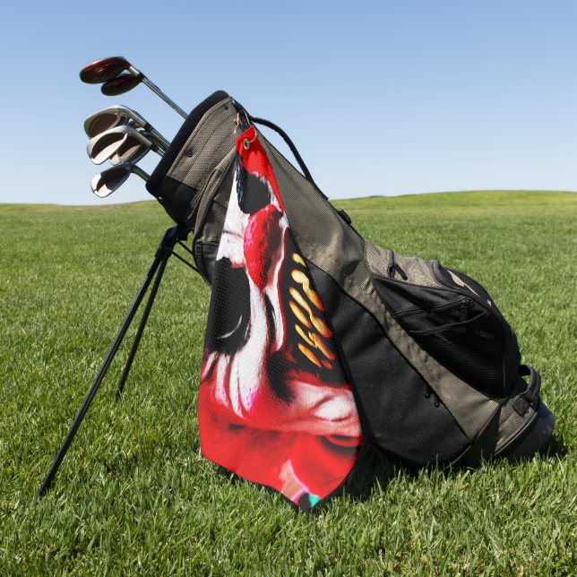 Serviette De Golf Clown 1 gtcna (Vert)