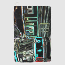 CLRV Neon à stn Golf Towel