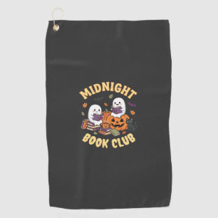 Serviette De Golf Club de lecture de fantômes de livre d'Halloween C