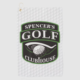 Serviette De Golf Club Golfer Pro Golf Club Clubhouse Personnalisé