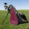Clubs de golf personnalisés rouge bordeaux