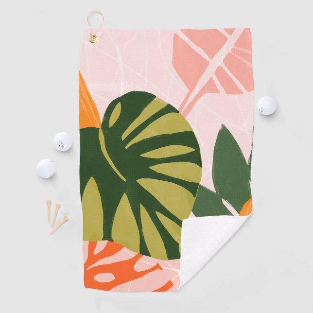 Serviette De Golf Collage Jungle I (En situation)
