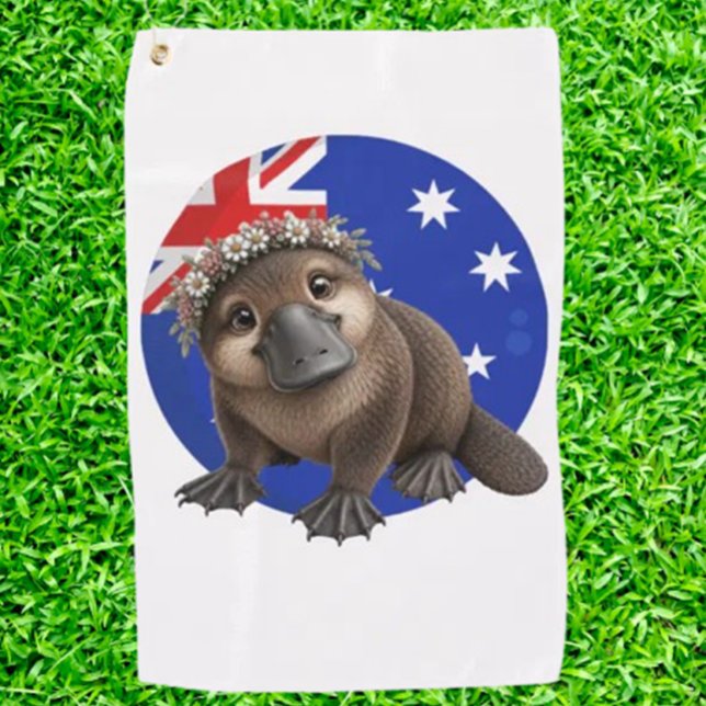 Serviette De Golf collection de golf inspirée de l'ornithorynque (Meet the quirkiest game-changer in your bag: a platypus-inspired golf towel)