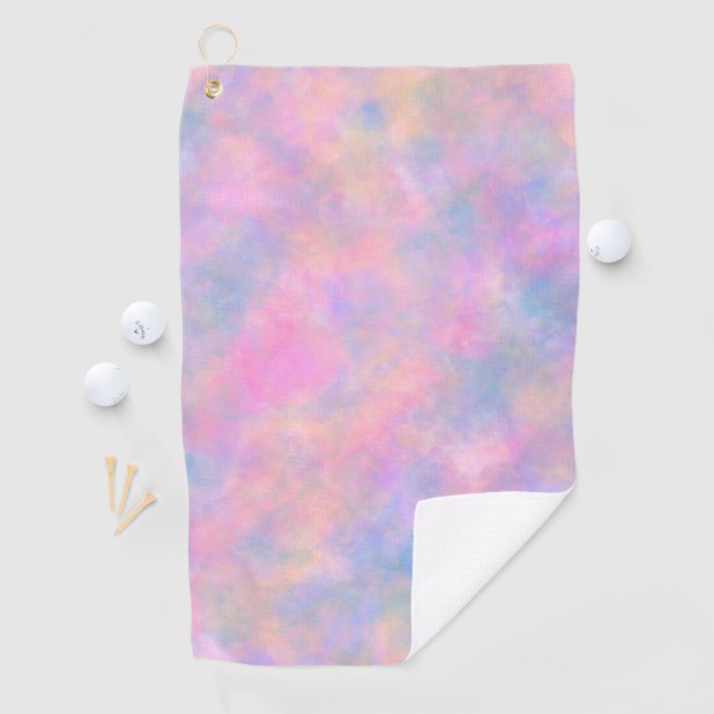 Serviette De Golf Combinaison géniale de couleurs pastel (En situation)